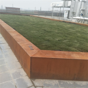 雄关区耐候钢花池围边