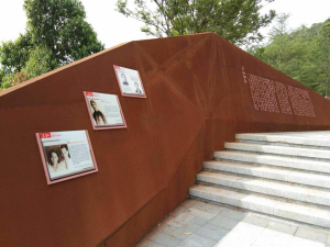 雄关区耐候钢挡土墙